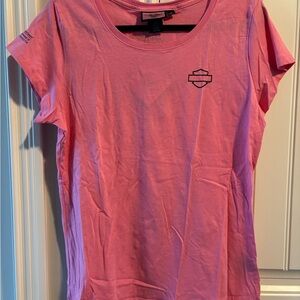 Harley-Davidson Pink Breast Cancer Awareness Short Sleeve Tee